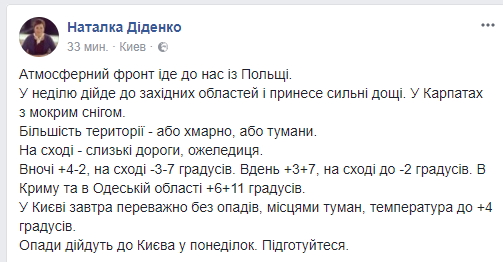 Варто підготуватися: синоптик розповіла, чого чекати від погоди у неділю